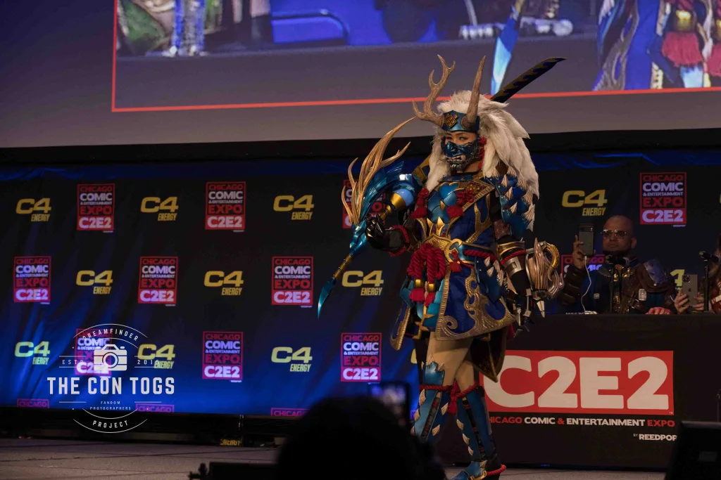 Chibling Props - Azure Starlord Armor from Monster Hunter