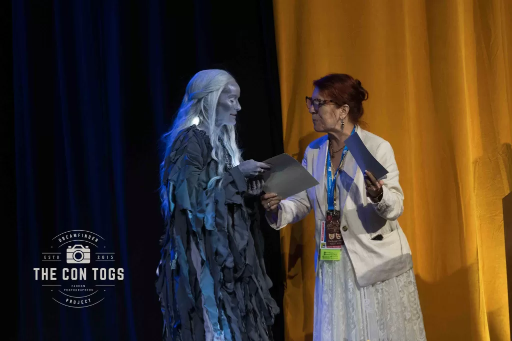 Costumer's Guild West (CGW)/Oksana Shore Award for Excellence in Craftsmanship - Galadriel Beautiful Terrible as the Dawn (LOTR) - Nina London