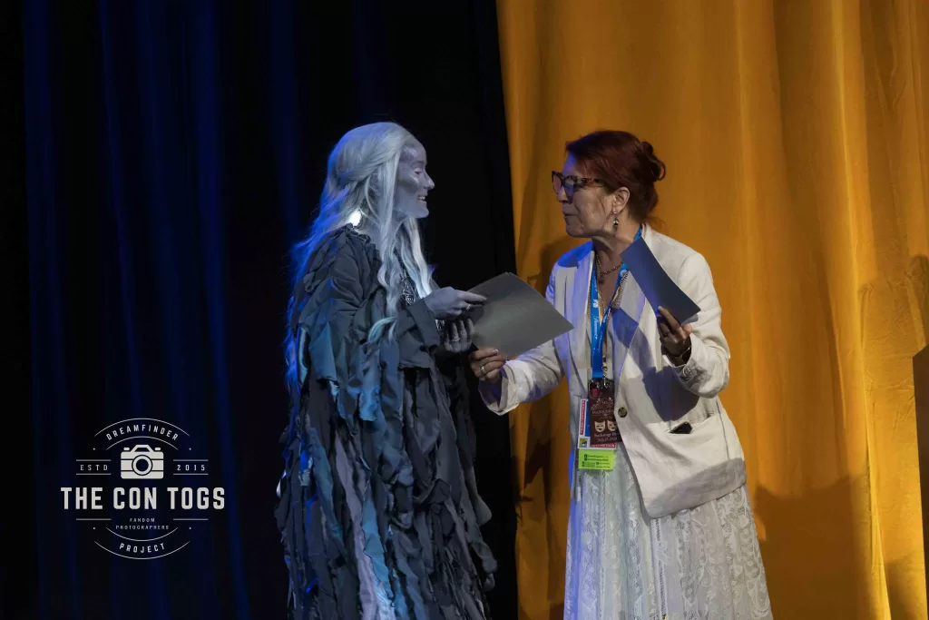 Costumer's Guild West (CGW)/Oksana Shore Award for Excellence in Craftsmanship - Galadriel Beautiful Terrible as the Dawn (LOTR) - Nina London