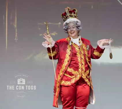 Best Re-Creation /Comickaze Comics & Pop Culture Store - King George III (Hamilton) - Katie Strubez Cosplay